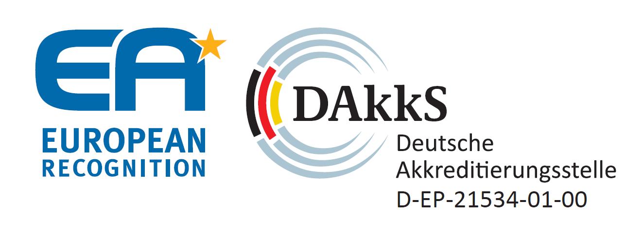 DLA Accreditation Symbol EA-DAkkS
